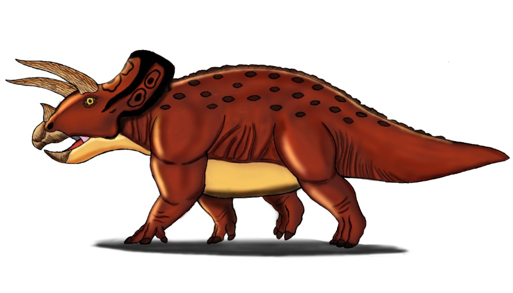 Awesome triceratops digital drawing I made